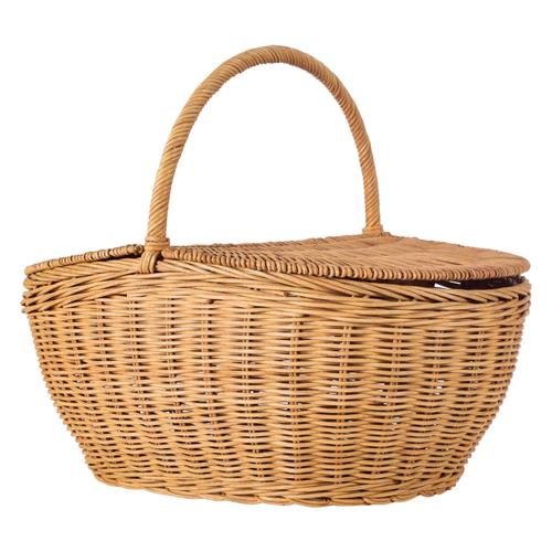  RATTAN PİKNİK SEPETİ 45x33 CM