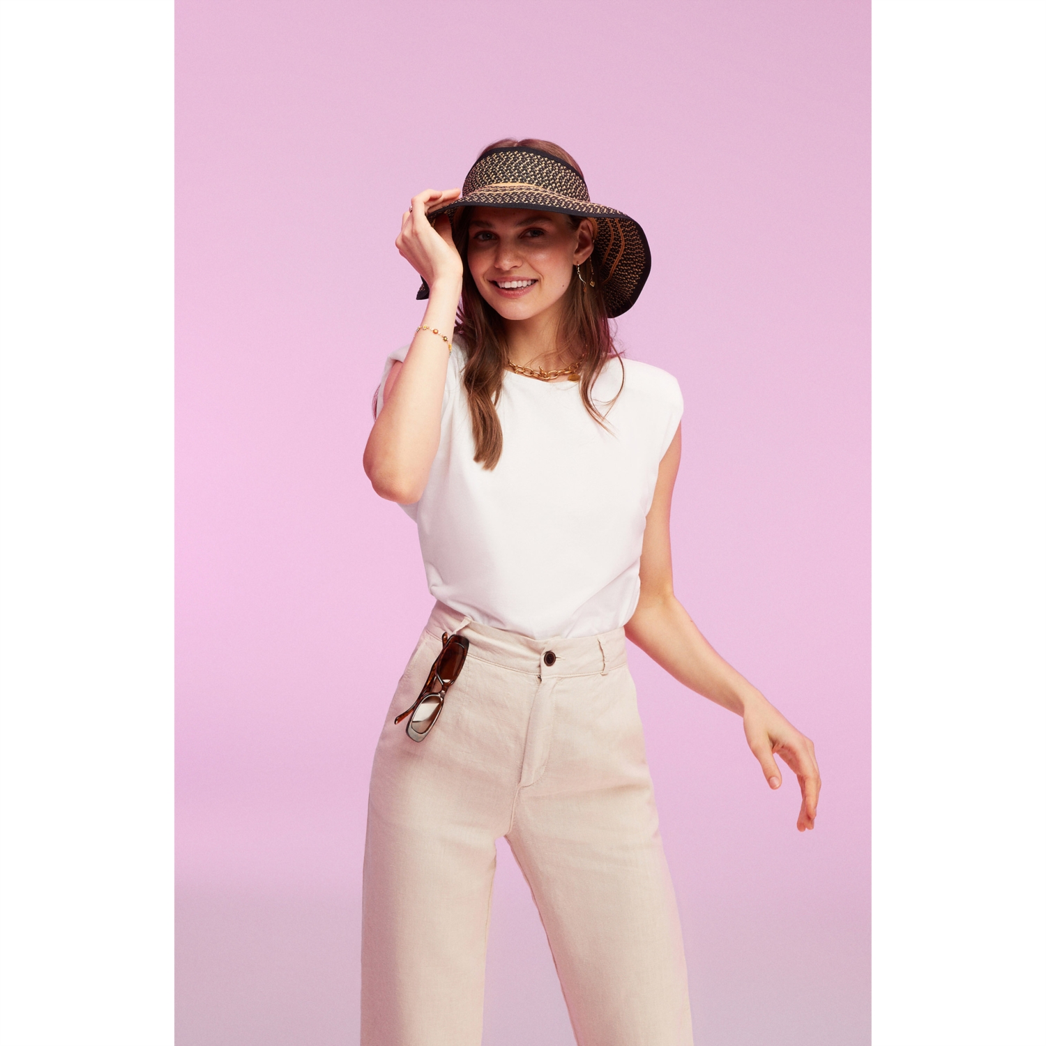 HAVUÇ KESİM KETEN PANTOLON