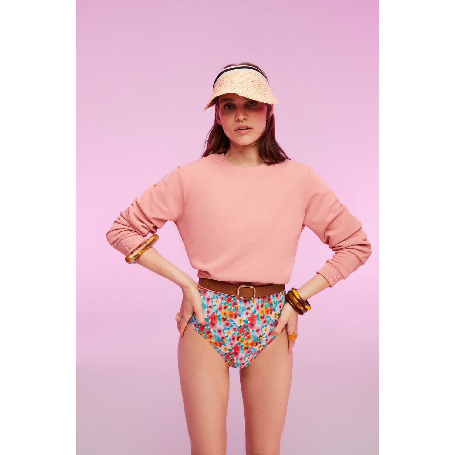 ÇİÇEK DESENLİ MAYO