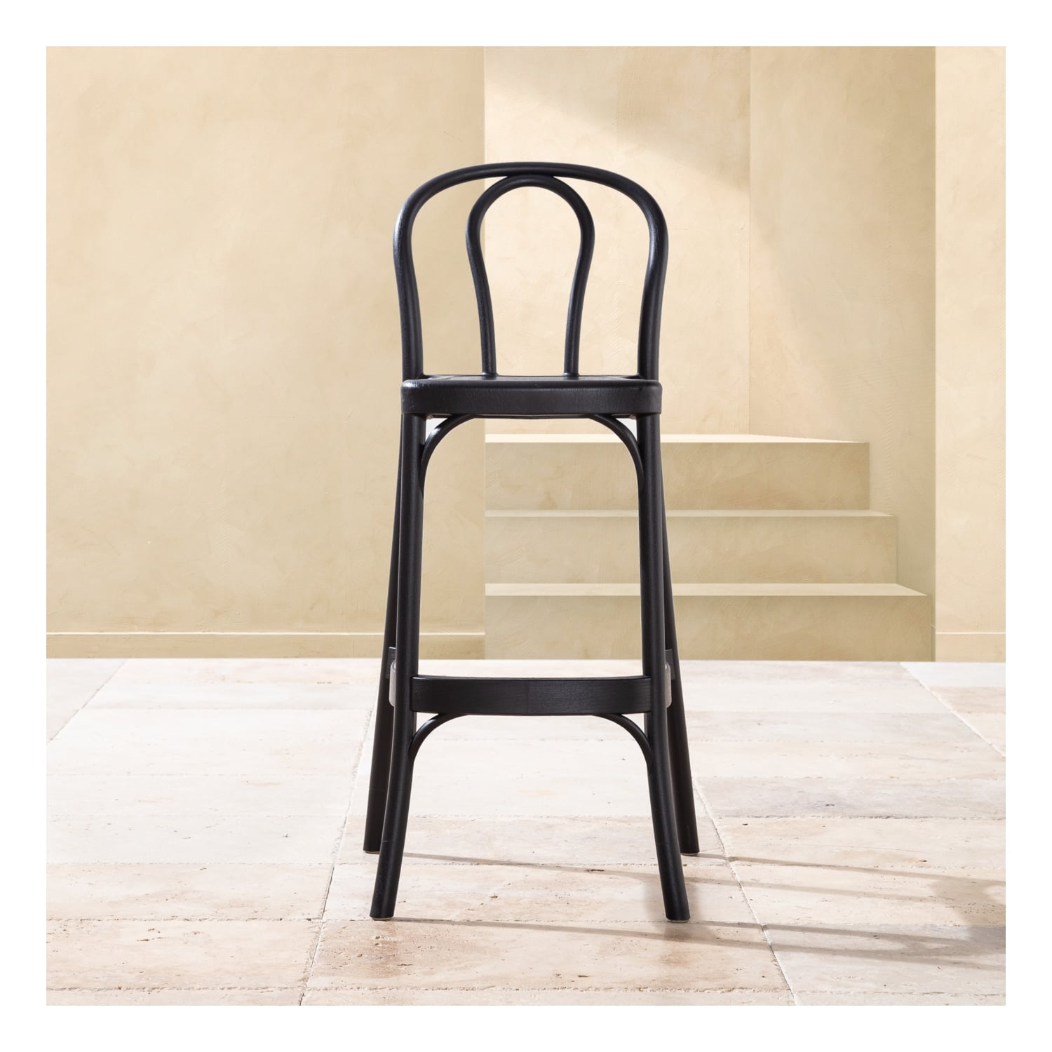 BERN BAR SANDALYESİ SIYAH