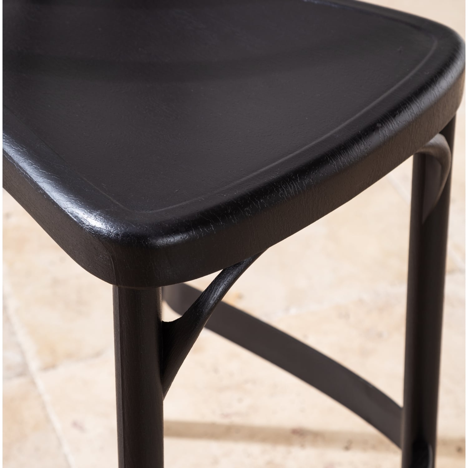 BERN BAR SANDALYESİ SIYAH