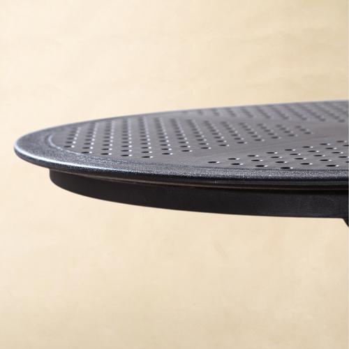  LUZERN KATLANIR  YUVARLAK MASA SIYAH 70X70 CM