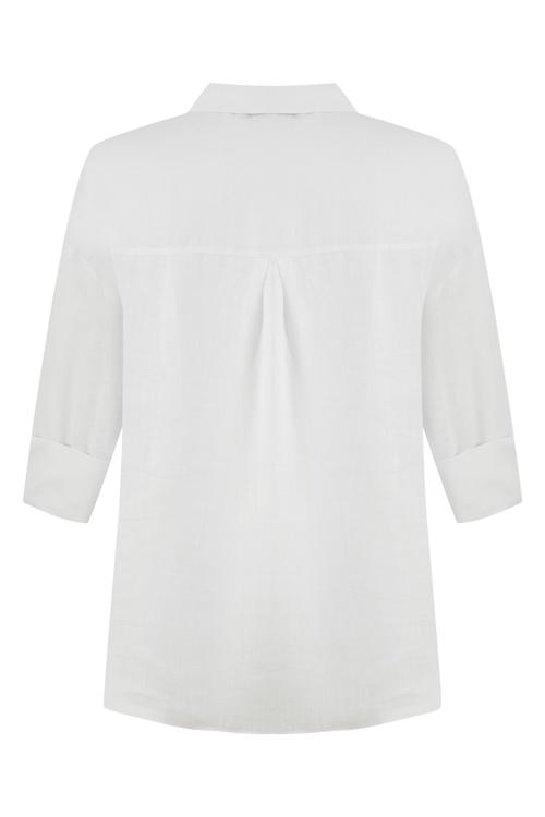  REGULAR FIT KETEN GÖMLEK