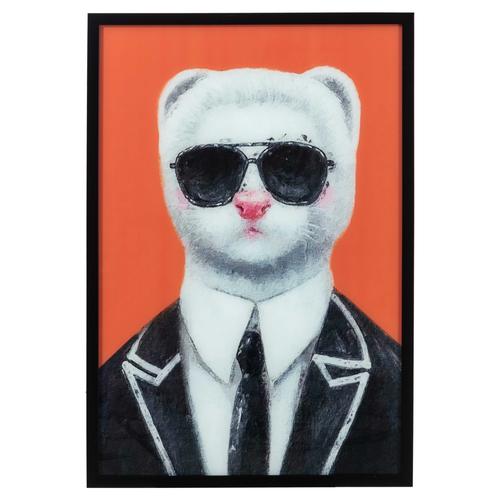  BOSS CAT ÇERÇEVELİ CAM BASKI PANO 60X90CM
