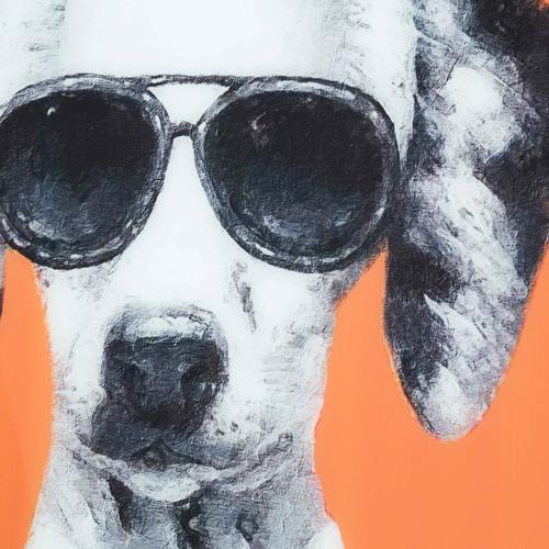  BOSS DOG ÇERÇEVELİ CAM BASKI PANO 60X90CM