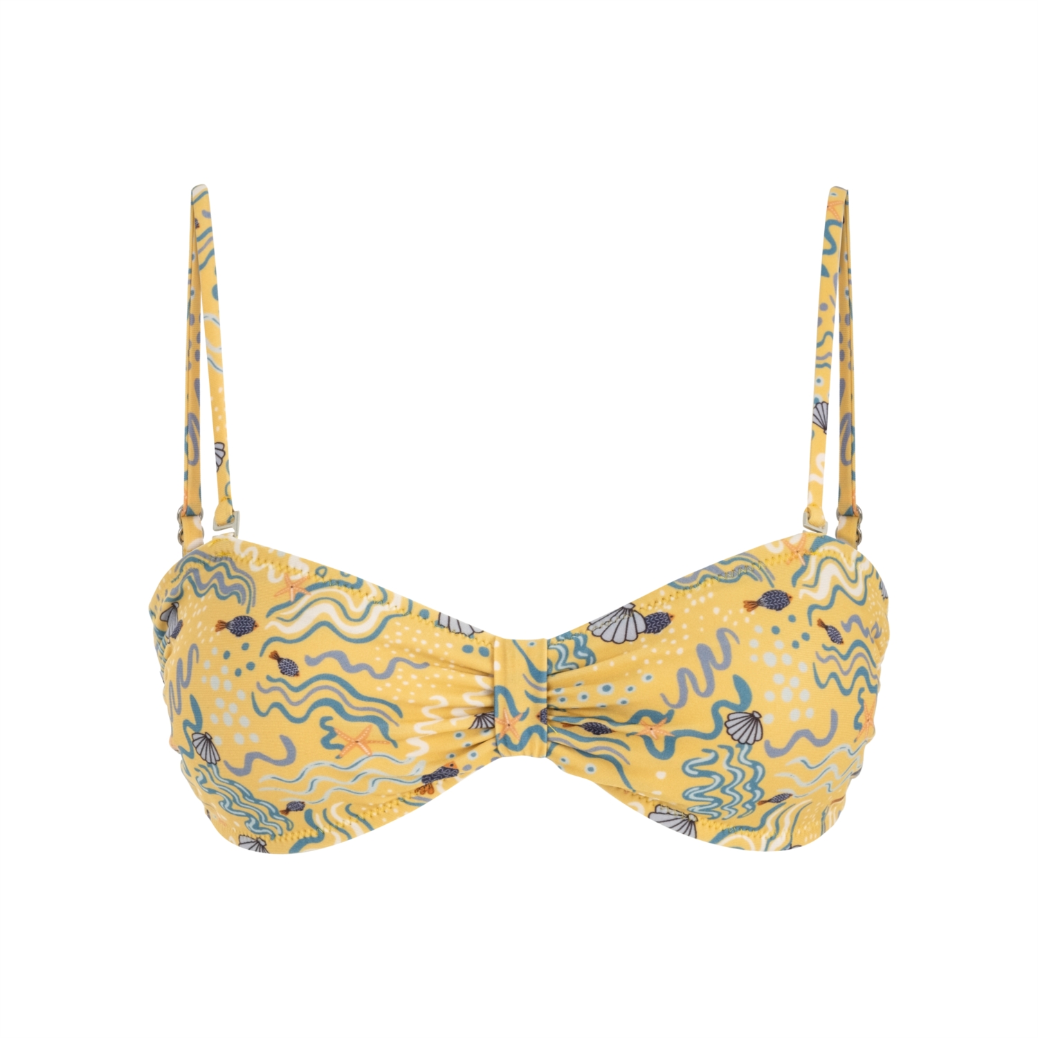 DESENLİ STRAPLEZ BİKİNİ ÜSTÜ