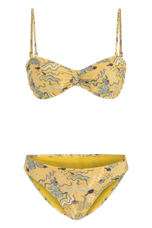  DESENLİ STRAPLEZ BİKİNİ ÜSTÜ