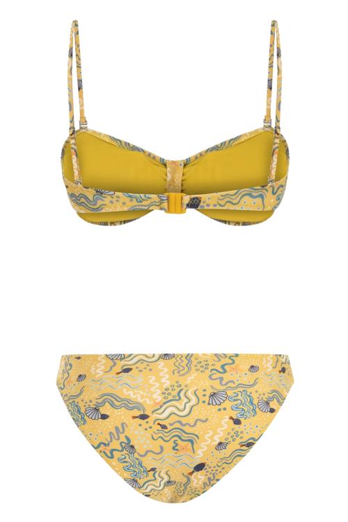  DESENLİ STRAPLEZ BİKİNİ ÜSTÜ