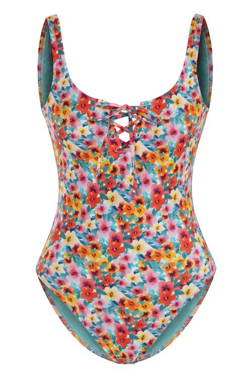  ÇİÇEK DESENLİ MAYO