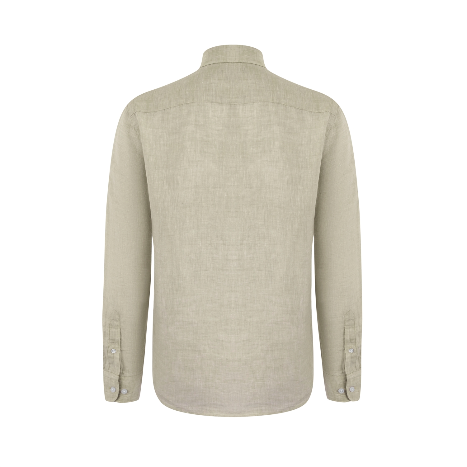 REGULAR FIT KETEN GÖMLEK