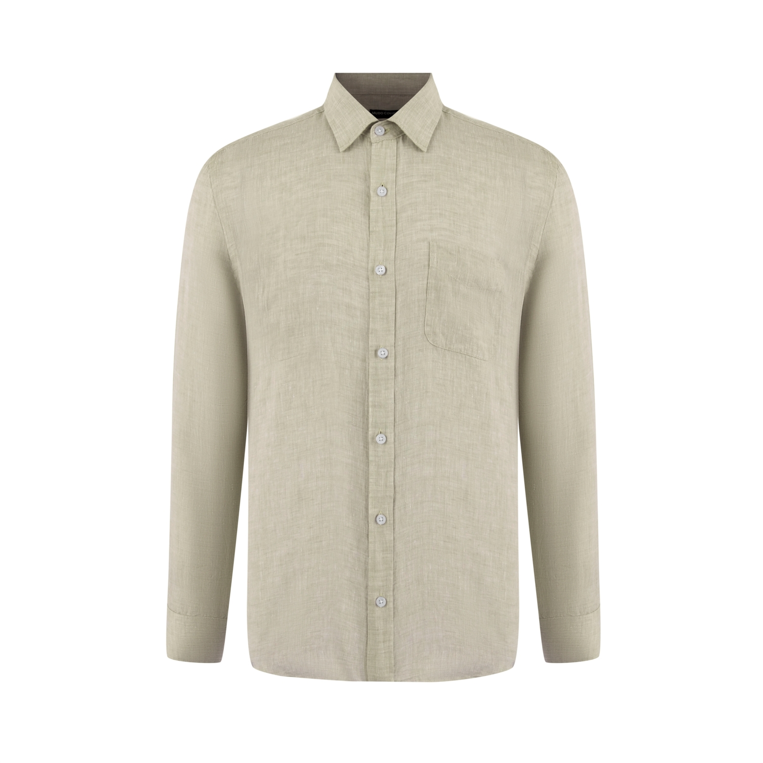 REGULAR FIT KETEN GÖMLEK