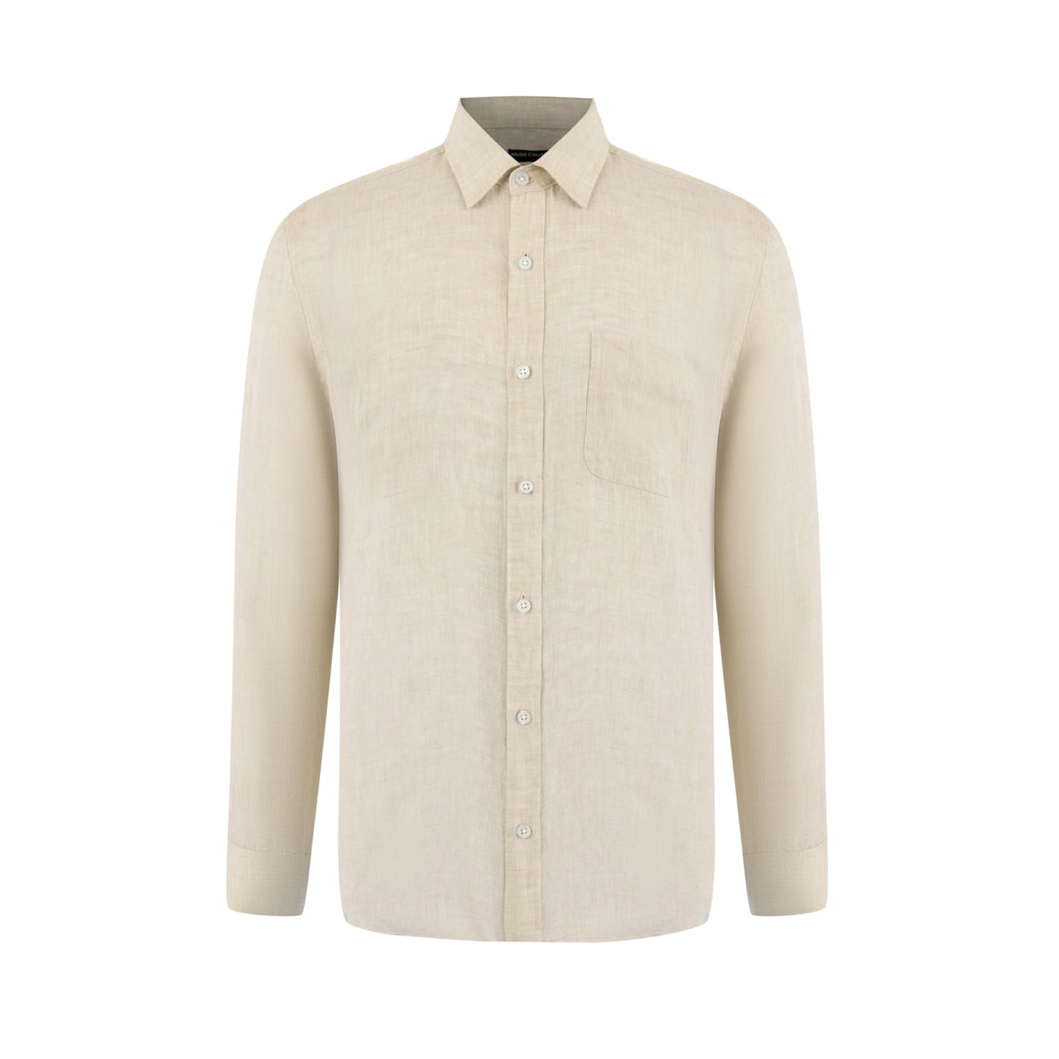 REGULAR FIT KETEN GÖMLEK