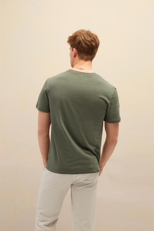  PAMUKLU BİSİKLET YAKA BASIC T-SHIRT