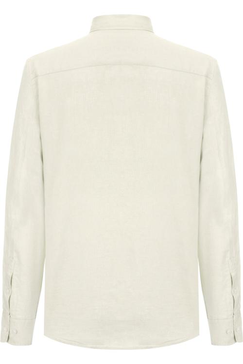  REGULAR FIT KETEN GÖMLEK