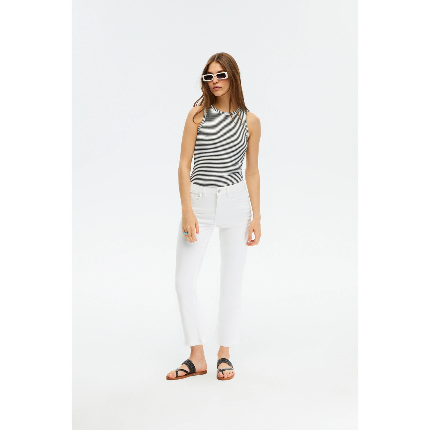 ÇİZGİLİ KOLSUZ ATLET