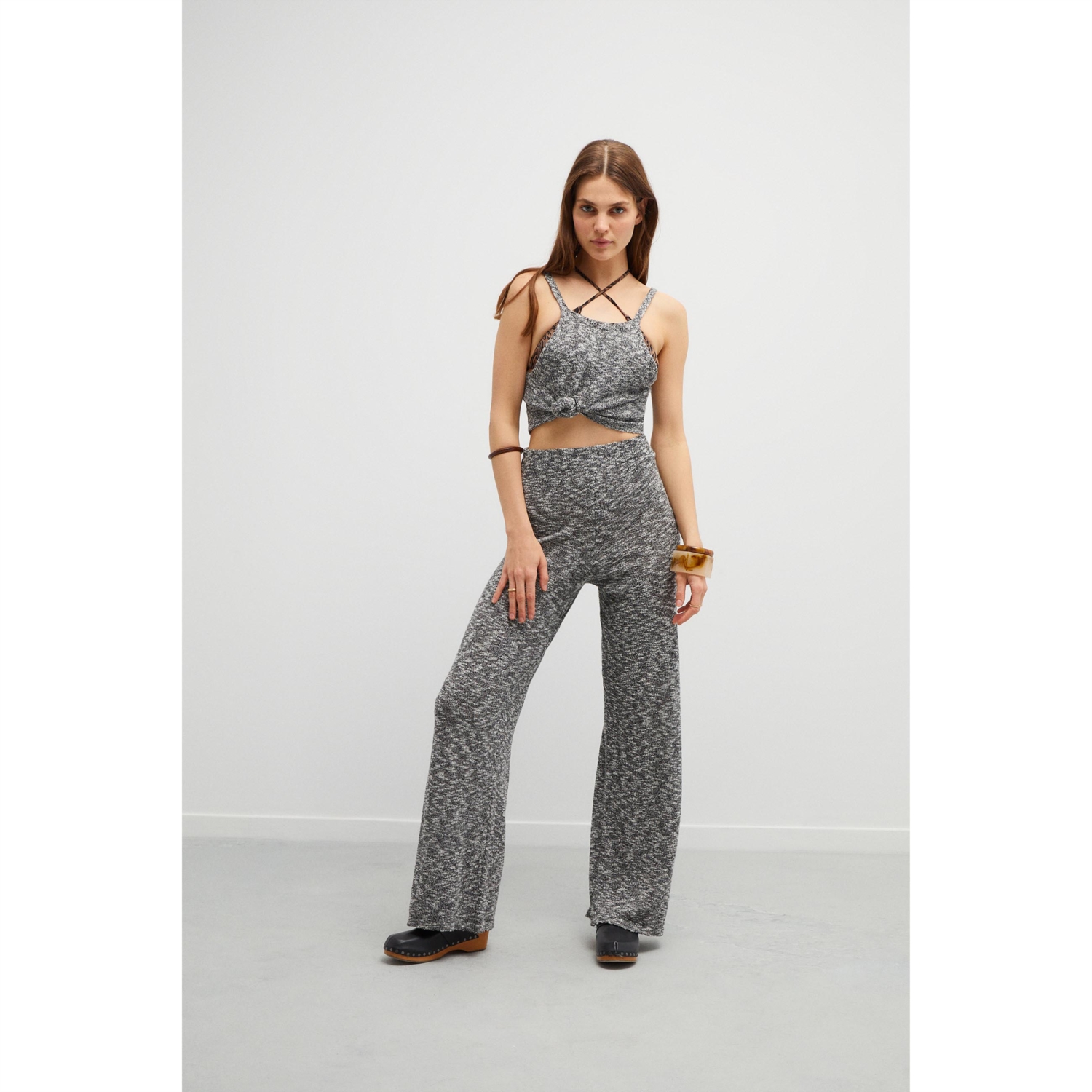 GENİŞ PAÇA TRİKO PANTOLON