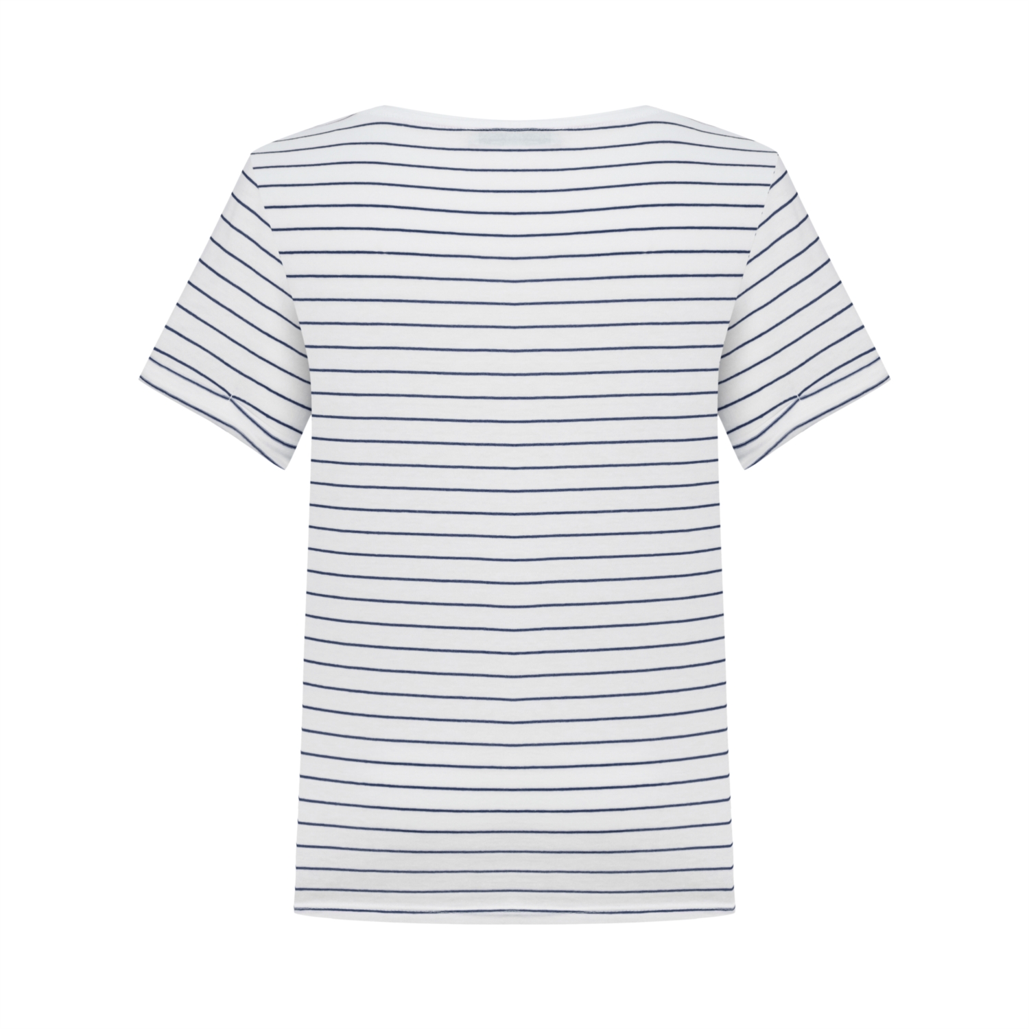 ÇİZGİLİ BİSİKLET YAKA T-SHIRT