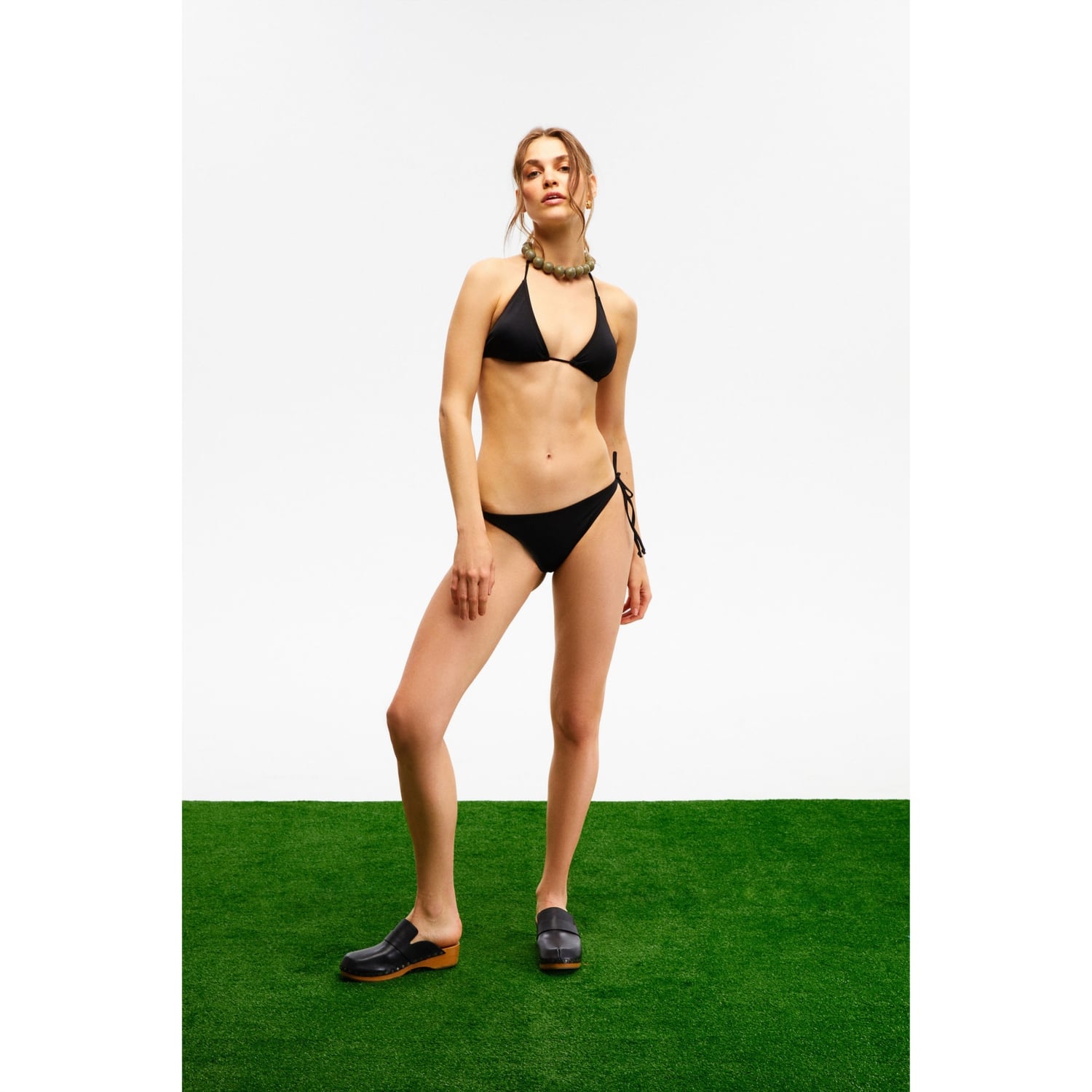 İPLİ DÜZ ÜÇGEN BİKİNİ ÜSTÜ