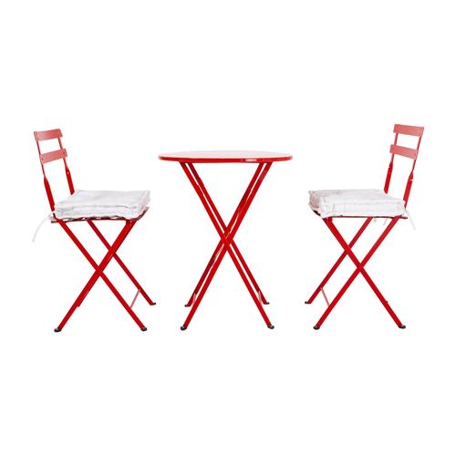  LUNA BISTRO SET KIRMIZI