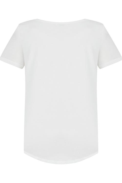  YENGEÇ DESENLİ BİSİKLET YAKA T-SHIRT