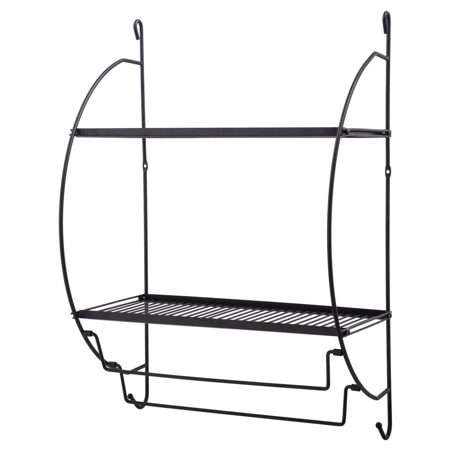 ÇİFTLİ BANYO RAFI SİYAH