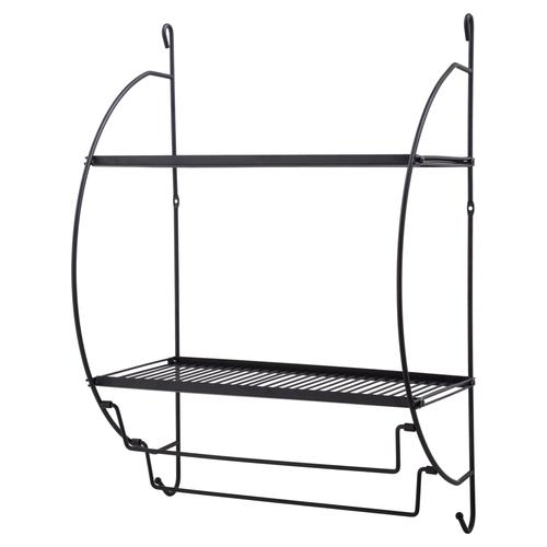  ÇİFTLİ BANYO RAFI SİYAH