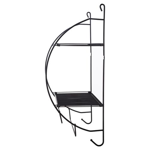  ÇİFTLİ BANYO RAFI SİYAH