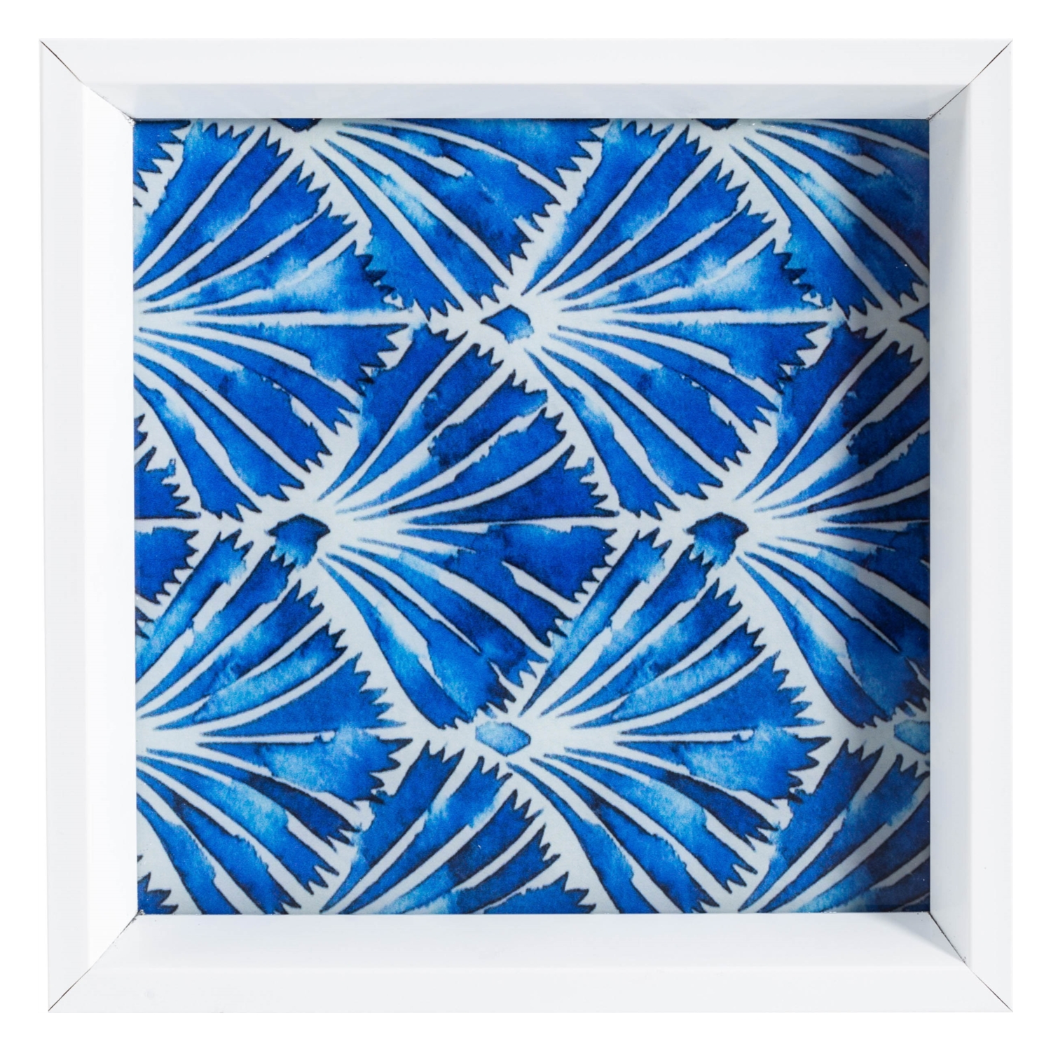 BLUE SHELL DEKORATİF TEPSİ 20X20CM