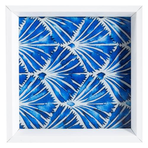  BLUE SHELL DEKORATİF TEPSİ 20X20CM