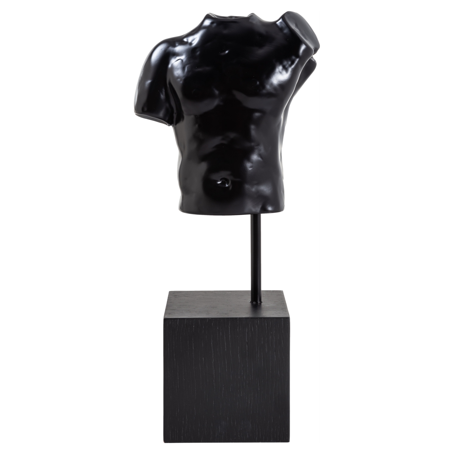 MASCULINO HEYKEL BİBLO SİYAH 10X16X45CM