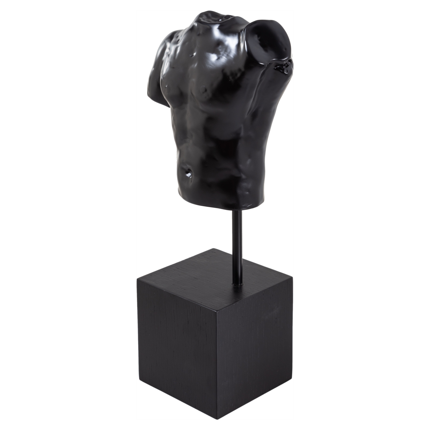 MASCULINO HEYKEL BİBLO SİYAH 10X16X45CM