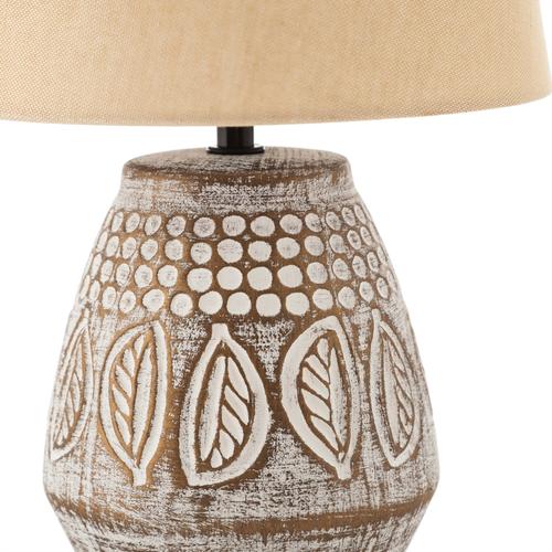  WHITE TERRACOTTA ABAJUR