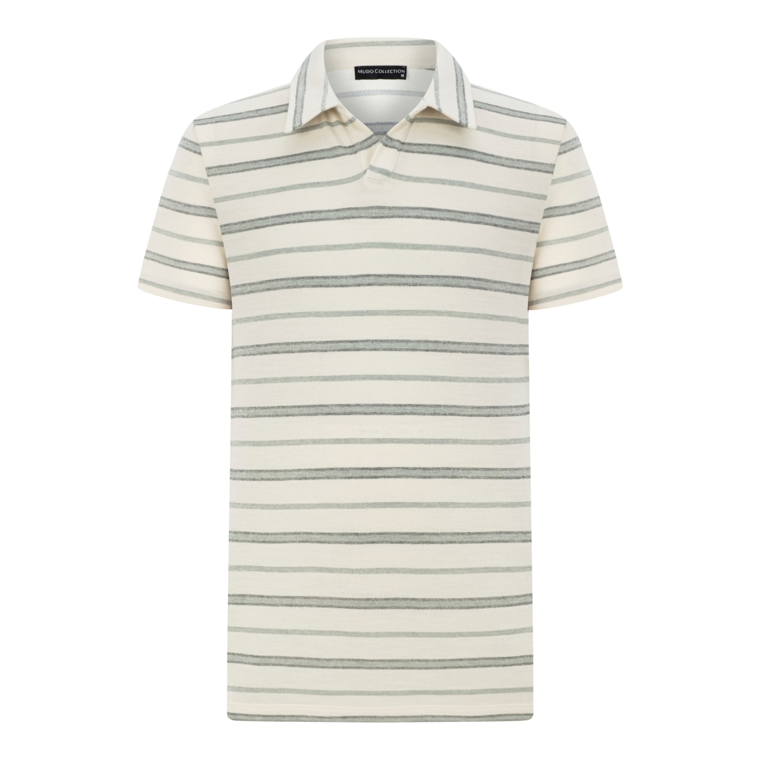 ÇİZGİLİ POLO YAKA KISA KOLLU T-SHIRT