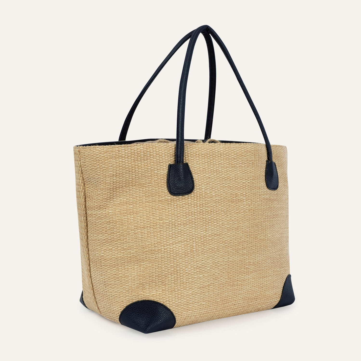 ÇAPA DETAYLI HASIR EL ÇANTASI