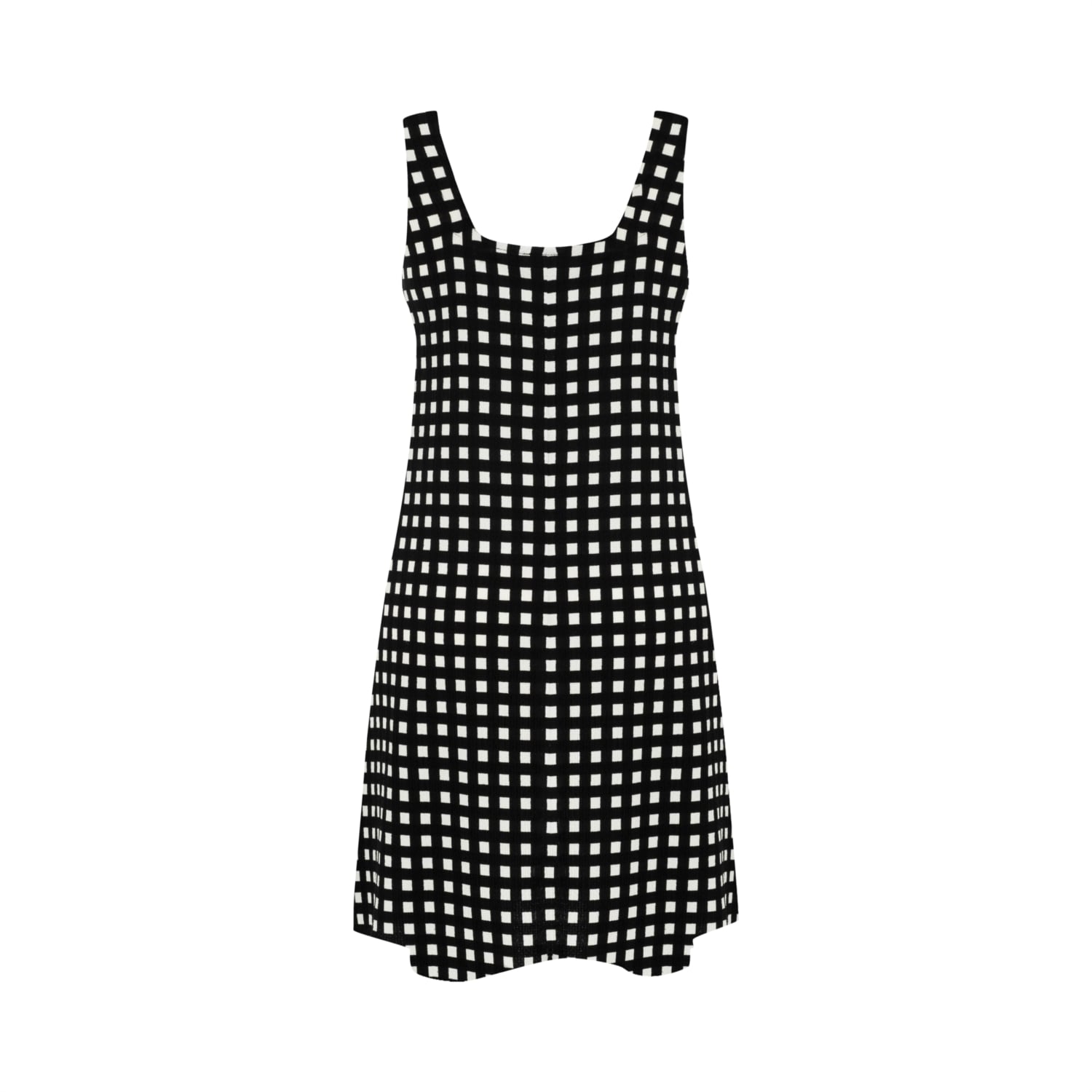 PÖTİKARELİ A FORM MİNİ ELBİSE