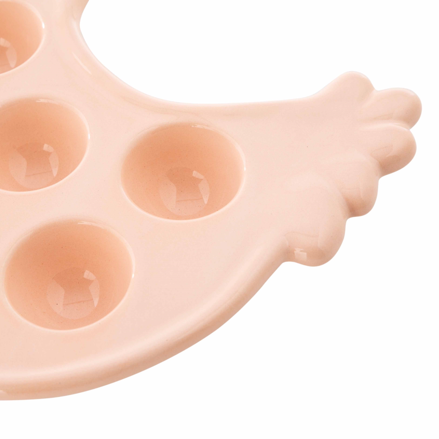 BÜYÜK SOMON RENGİ 6LI SERAMİK YUMURTALIK