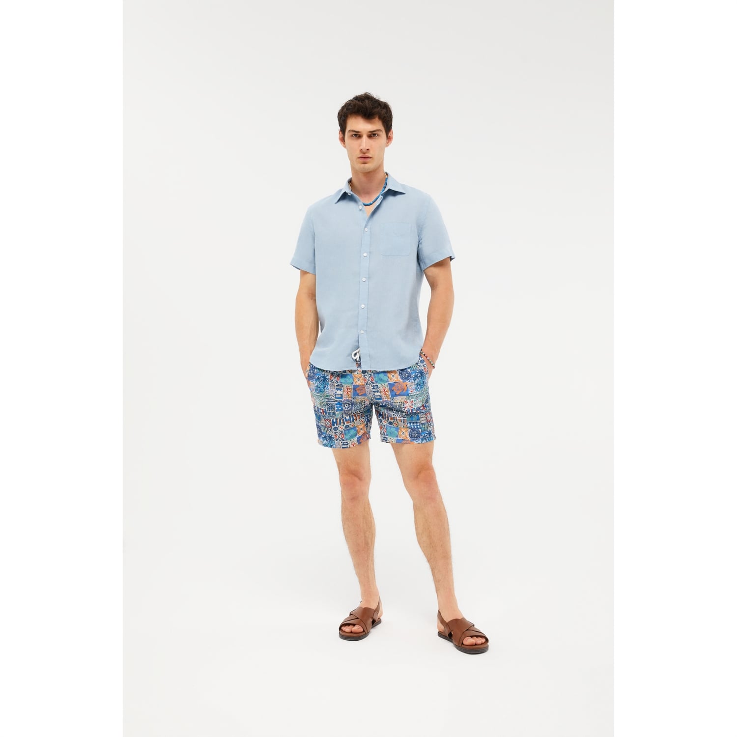 DESENLİ DENİZ ŞORTU