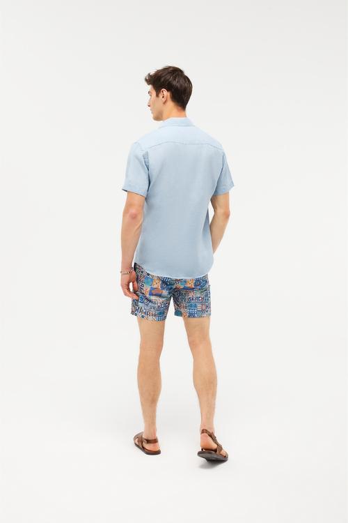  DESENLİ DENİZ ŞORTU