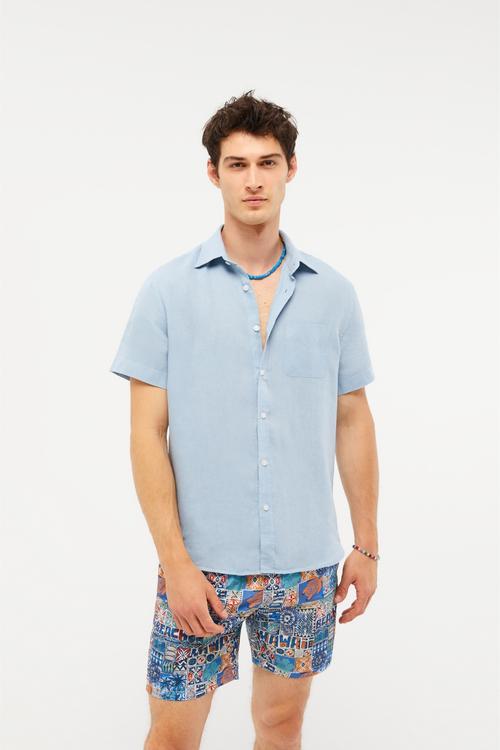  DESENLİ DENİZ ŞORTU