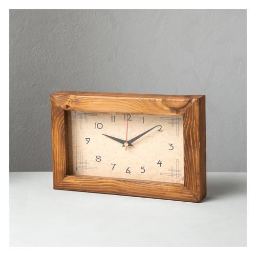  LAURA AHŞAP MASA SAATİ 30X20 CM