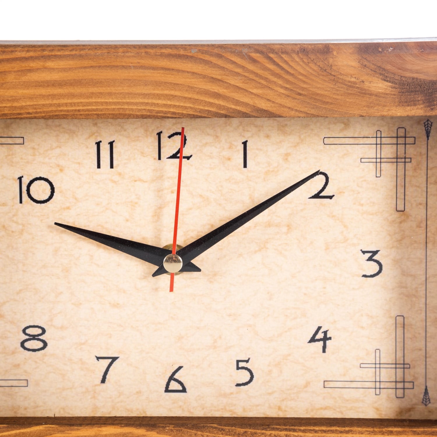 LAURA AHŞAP MASA SAATİ 30X20 CM