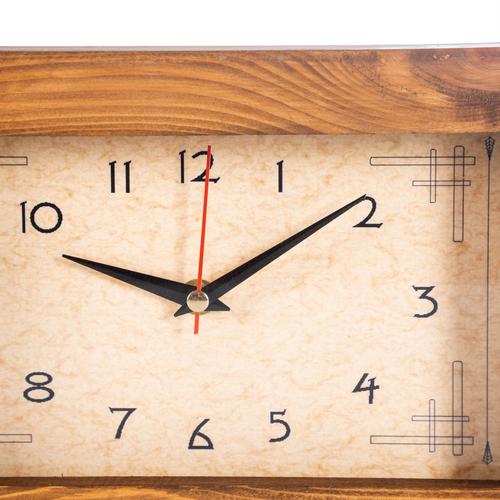  LAURA AHŞAP MASA SAATİ 30X20 CM