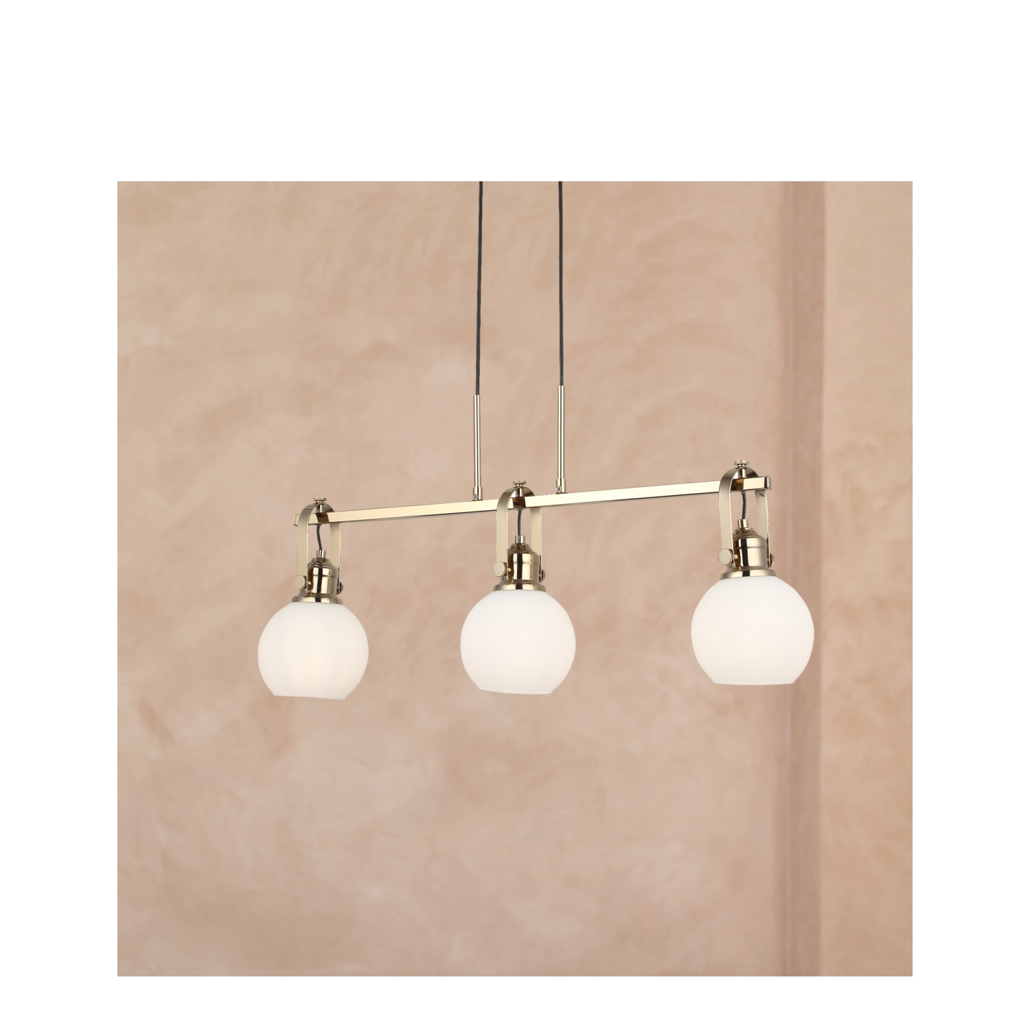 DEFNI WHITE SIRALI 3 LÜ AVİZE