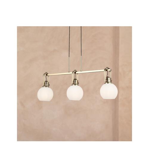  DEFNI WHITE SIRALI 3 LÜ AVİZE