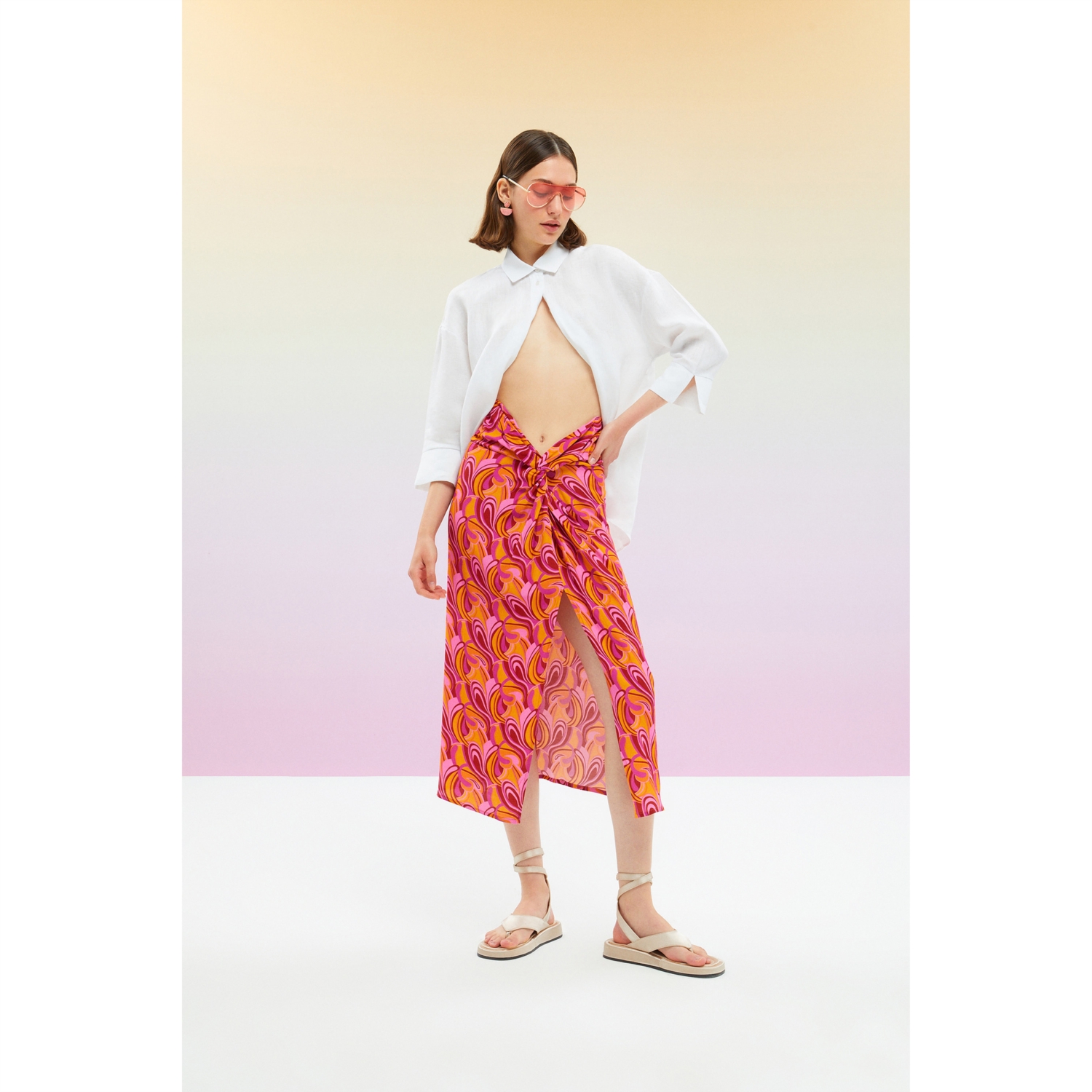 REGULAR FIT KETEN GÖMLEK