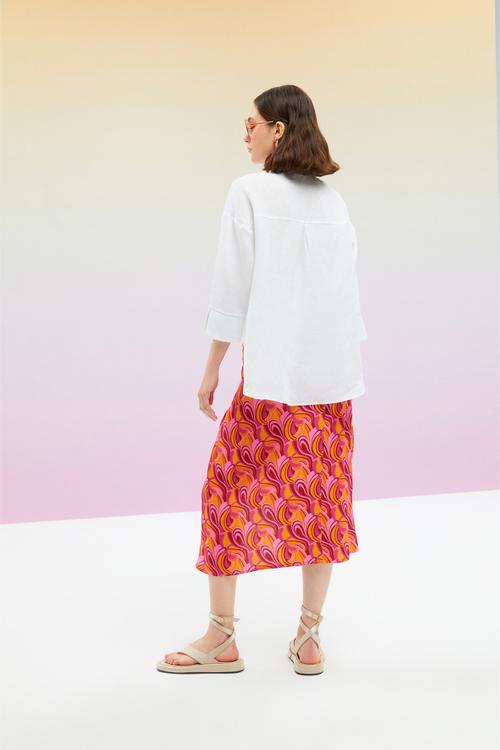  REGULAR FIT KETEN GÖMLEK