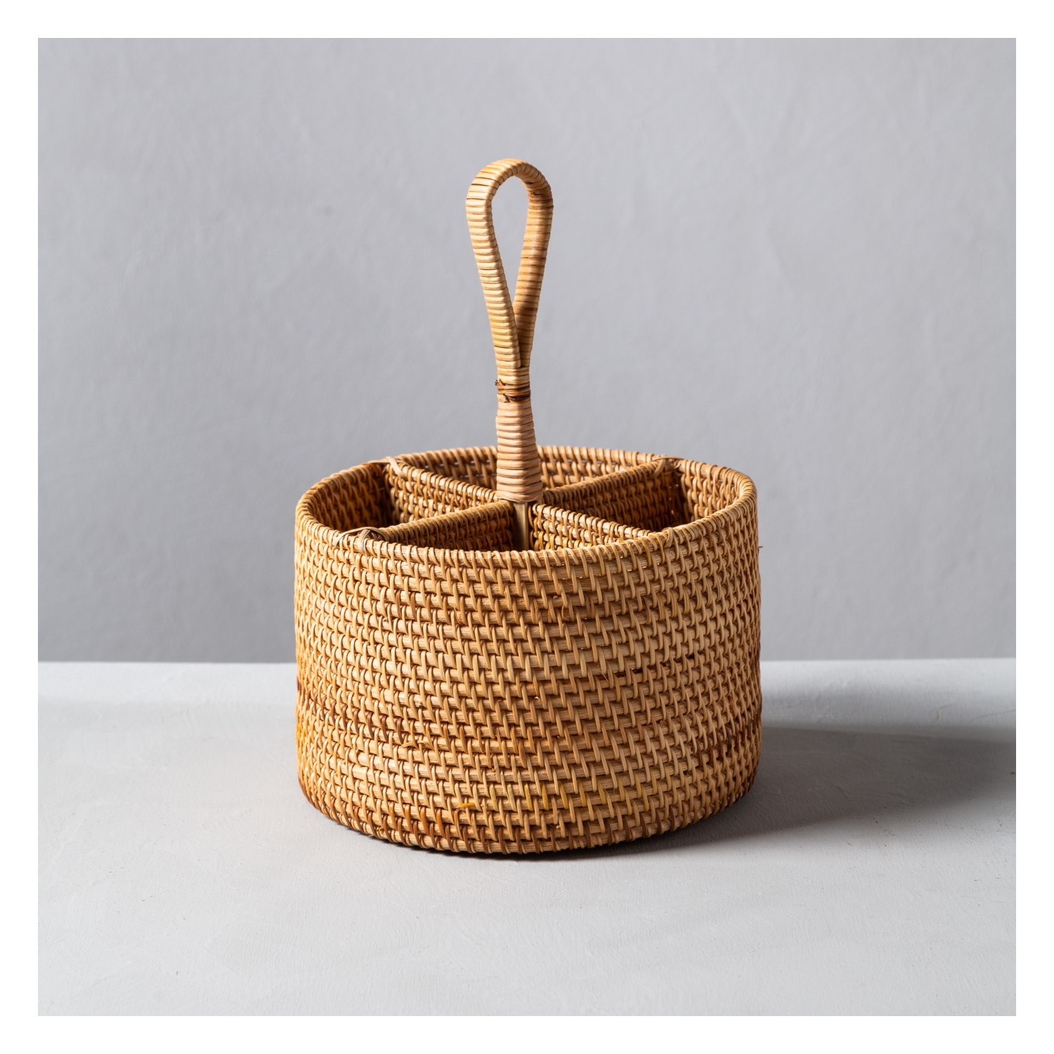 RATTAN YUVARLAK KAŞIKLIK