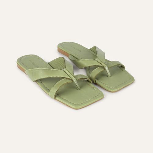  BANT DETAYLI PARMAK ARASI DERİ TERLİK