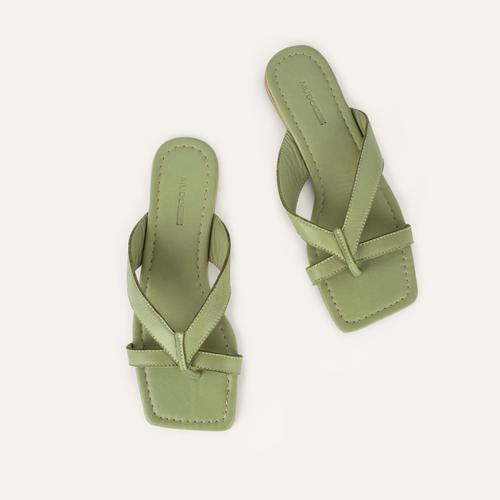  BANT DETAYLI PARMAK ARASI DERİ TERLİK