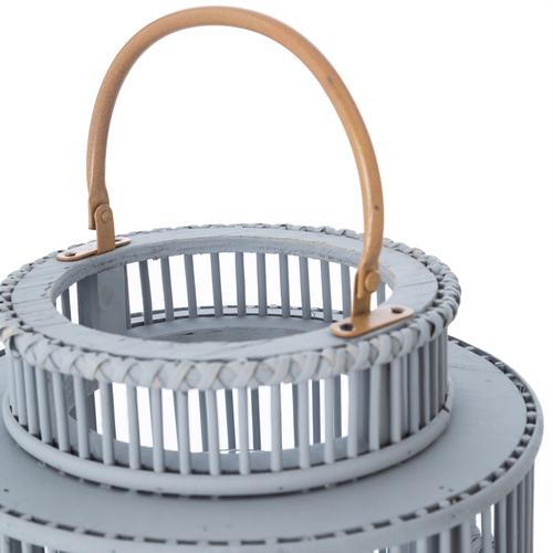  SASA BAMBOO FENER GRİ 26X26X26CM